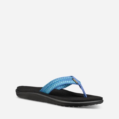 Teva Voya Women's Multicolor Blue Flip Flops CA54999 Canada Clearance